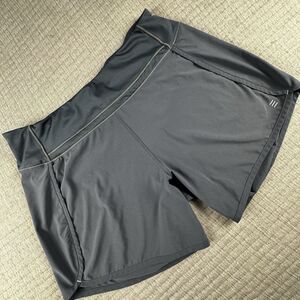 Free Fly Active Breeze Running Short Mens L 6" Inseam Bamboo Lined Gray Gym